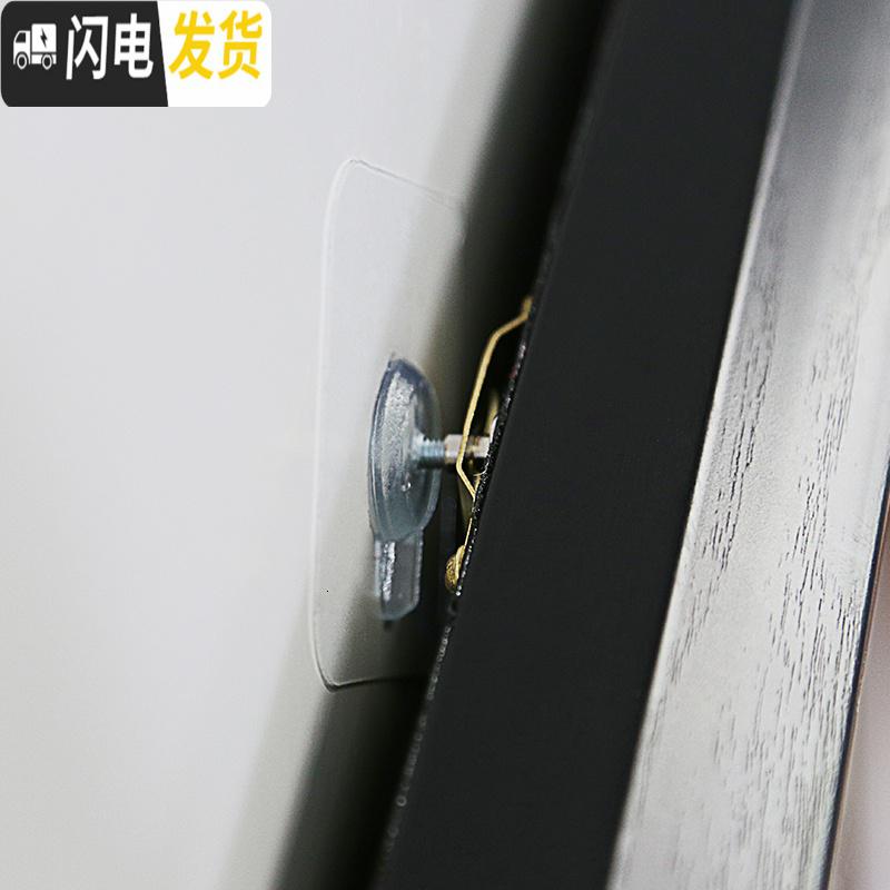三维工匠装饰画无痕免打孔瓷砖墙面照片相框挂钩墙上强力婚纱粘贴隐形钉子 8个装(优先发货)高清大图
