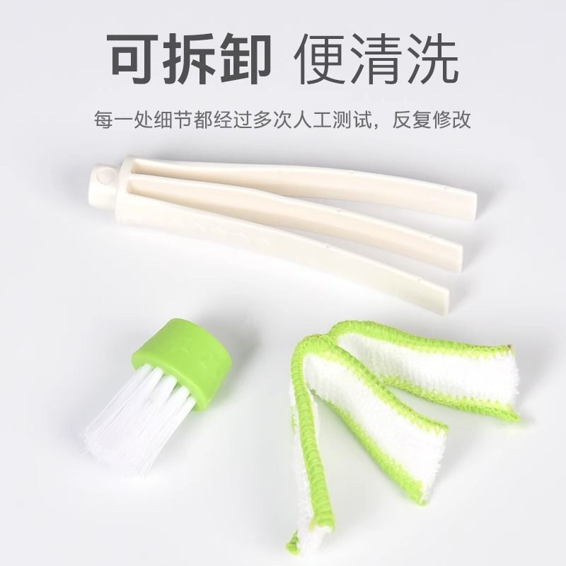 汽车空调出风口清洁刷死角缝隙除尘软毛刷车内饰清洗工具清理神器-灰色款;3个装高清大图