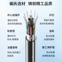 博扬 铠装6芯单模室外光缆 GYTS层绞式室外架空/管道光纤线 1000米 BY-GYTS-6B1.3-1KM
