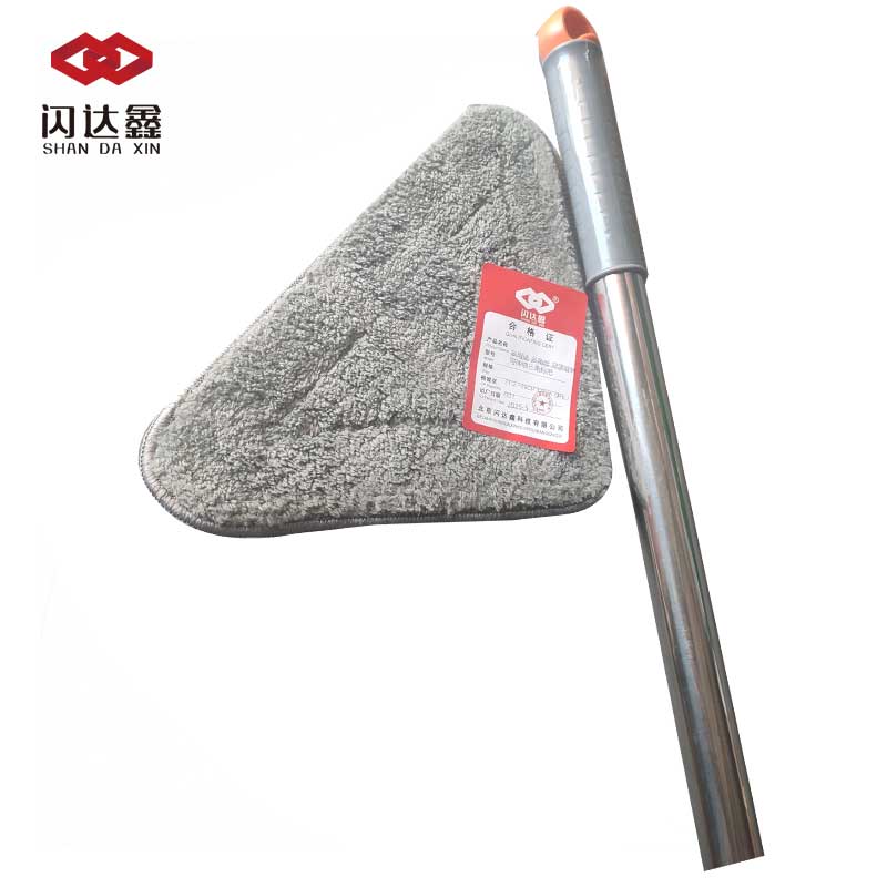 闪达鑫 多用途多角度灵活旋转可伸缩三角拖把 21*21*26CM 127cm /个