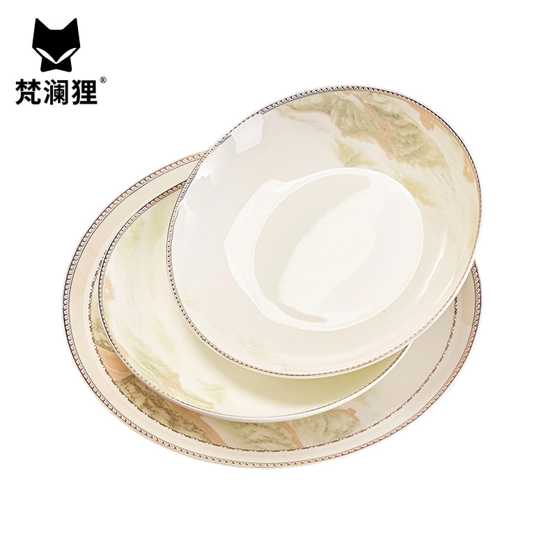 梵澜狸江山如画餐具套装CC58 套高清大图