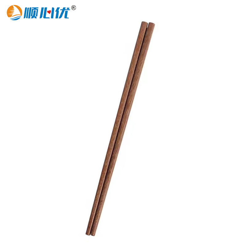 顺心优 实木筷子 铁木筷10双装/盒高清大图