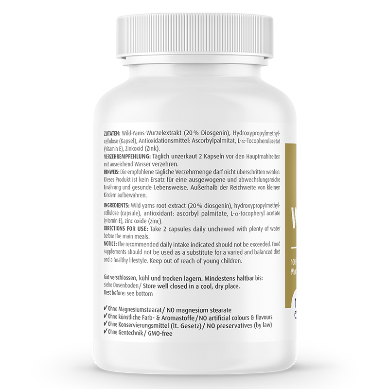 德国进口 Zeinpharma 野山药DHEA媛巢宝胶囊 调节经期提高卵泡试管调理孕前备孕高清大图