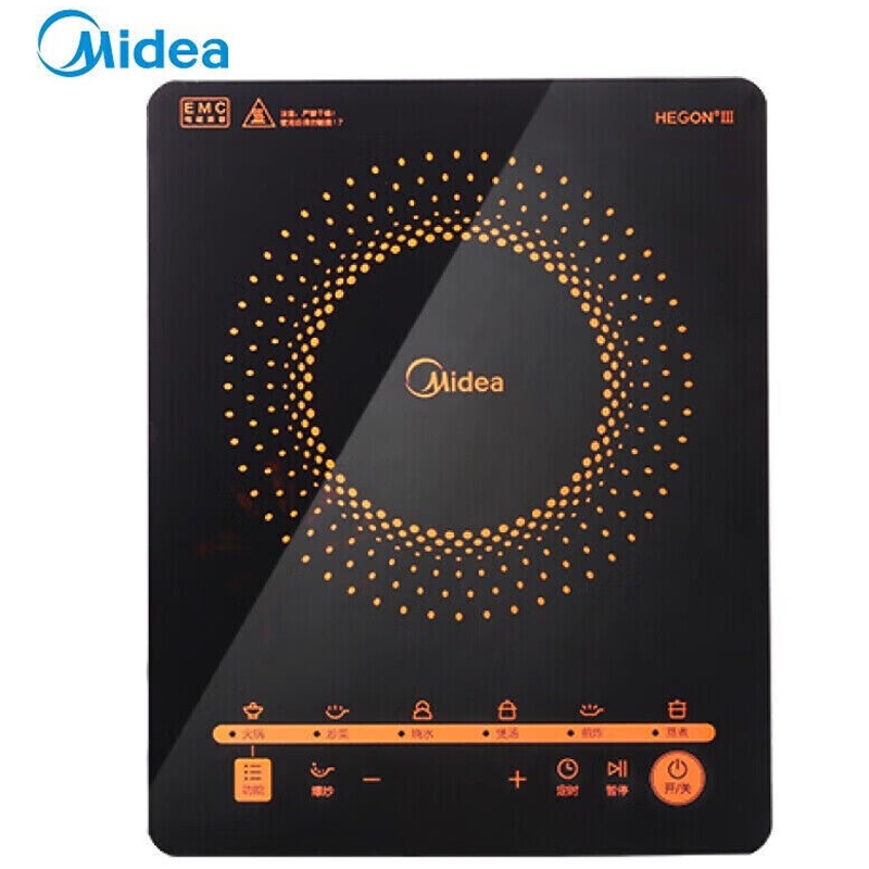 美的(Midea)电磁炉家用多功能2100w大功率4D防水触控面板过热断电保护电磁灶C21-RT2171(单位:个)高清大图