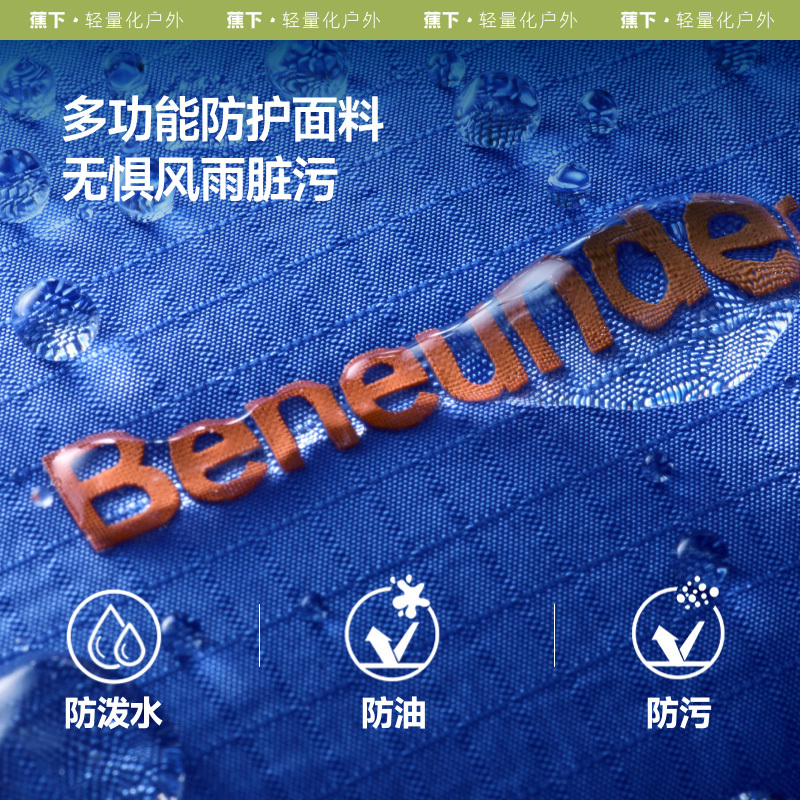 蕉下(BENEUNDER) 轻便扩容迷你斜挎包LC699 青山绿高清大图