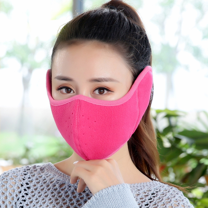 [苏宁自营]冬季防寒防尘保暖口罩男女立体全包骑行加厚护耳透气耳套口罩