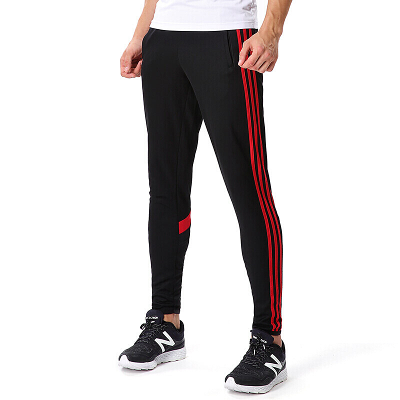 18秋冬款拉链裤弹力紧身长裤速干跑步田径健身裤男长裤加绒运动裤男士
