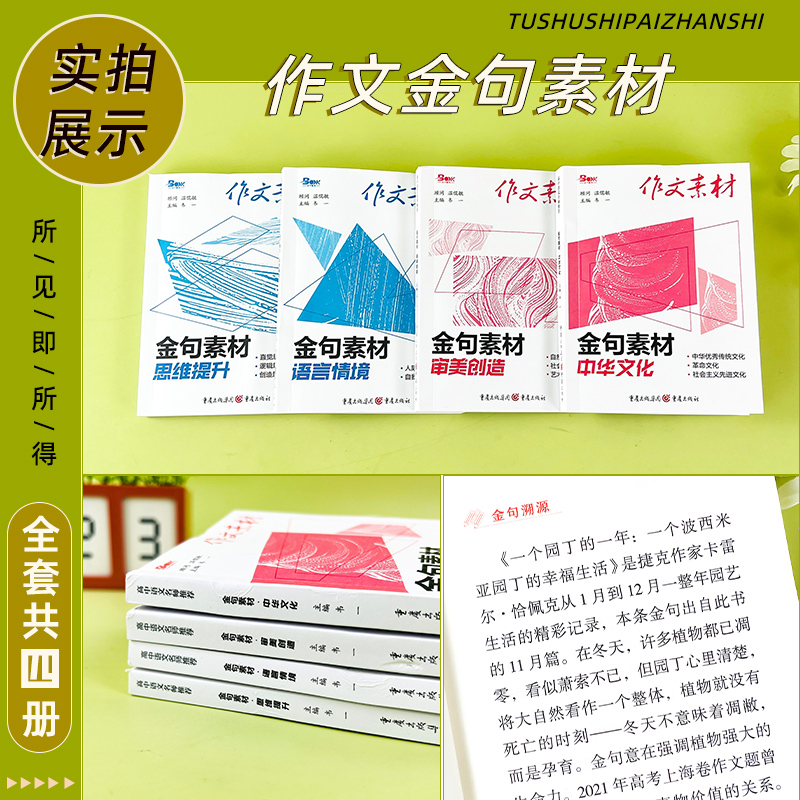审美创造 全国通用 [正版]2023版新高考作文素材审美创造思维提升语言情景中华文化金句素材社会主义先进文化高中一一二三高清大图