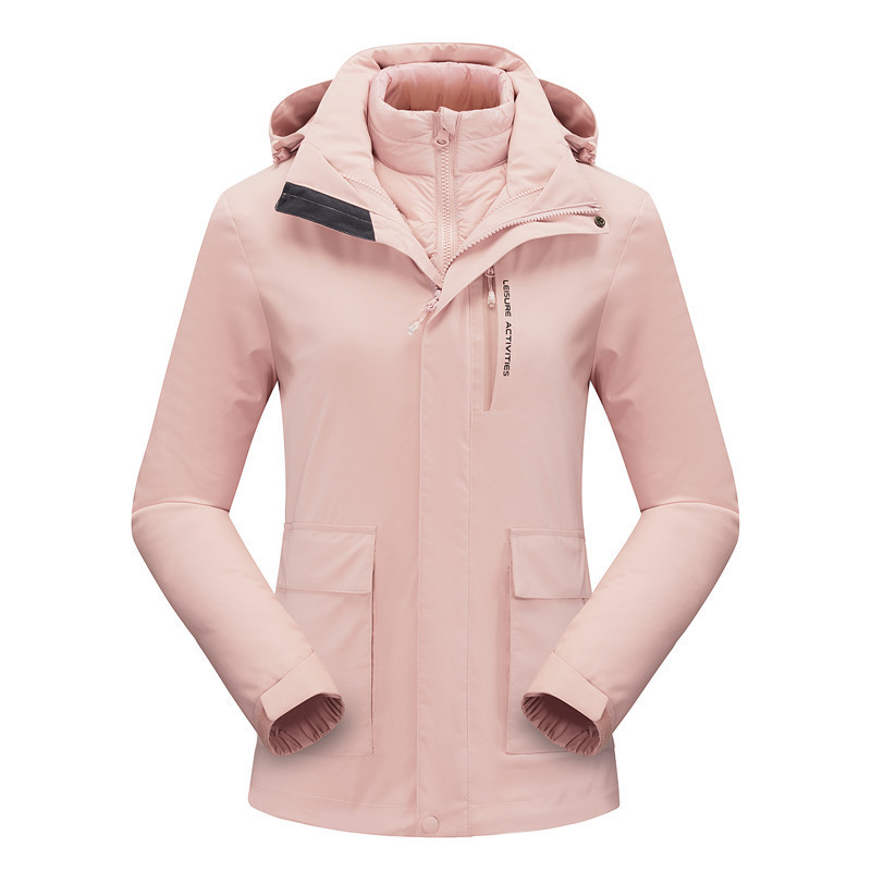 信柏合秋冬新款羽绒冲锋衣男防风保暖旅行风衣外套YG-110818