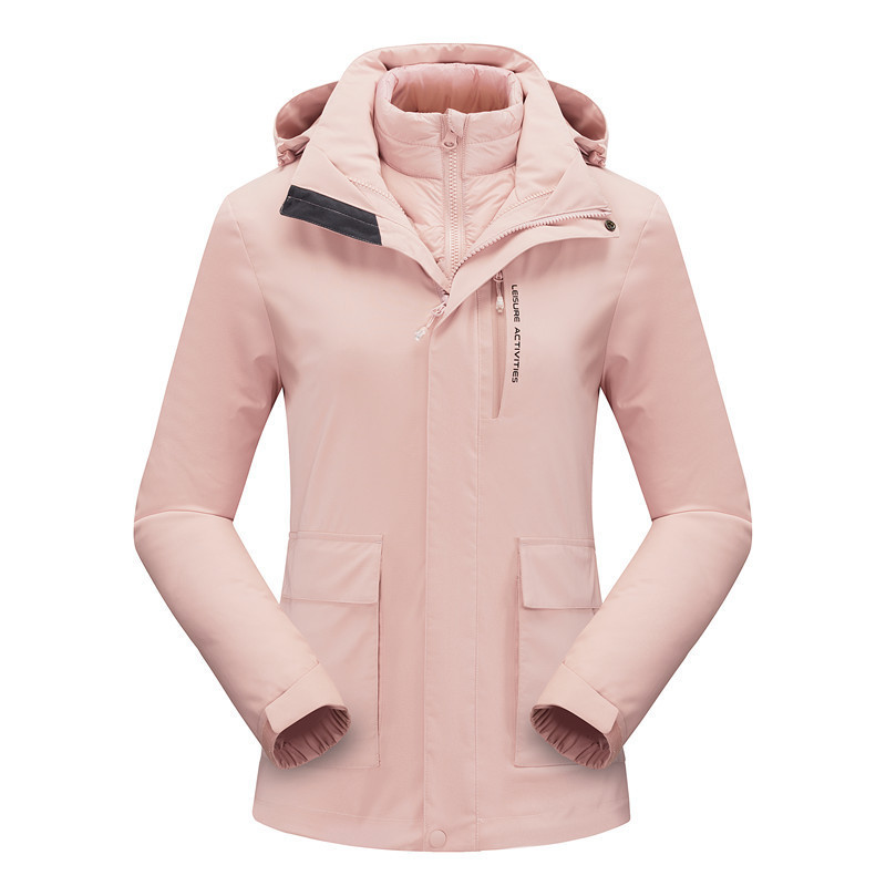 信柏合秋冬新款羽绒冲锋衣男防风保暖旅行风衣外套yg110818视频