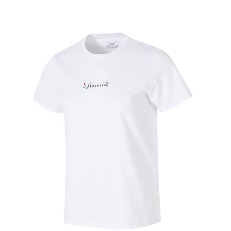 斯凯奇 女装透气白色短袖 P225W304-0019L 件