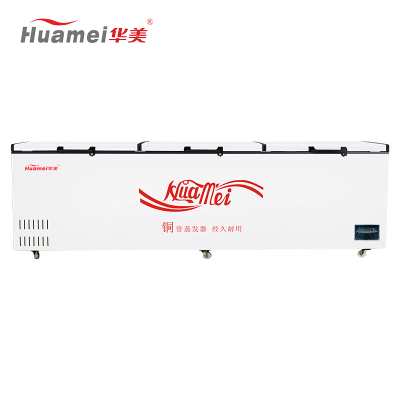 华美(Huamei)1800升商用卧式大冰库冷柜 冷藏冷冻转换展示柜顶开门大冰柜 3.6米 HB-3600