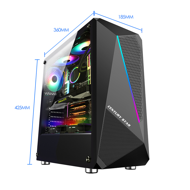 铭能 i9级八核E5 2660/RX550 4G独显/16G内存/256G固态+500G机械盘 台式机 组装电脑 台式电脑 电脑主机 高效家用办公娱乐学生LOL游戏电脑+19英寸
