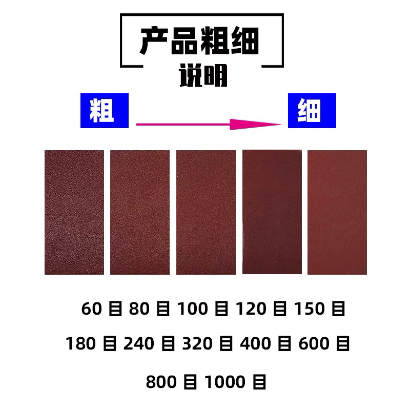 合穗碳化硅砂带HS-GSD-003(1600*2200mm/60目)/卷高清大图