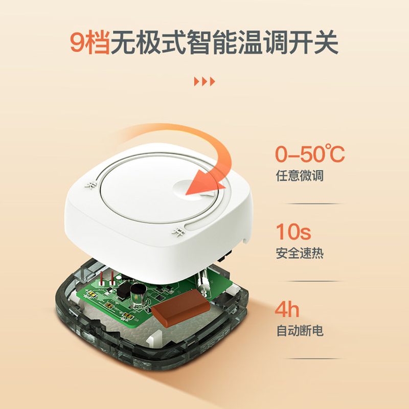 WarmPlus办公暖桌垫家用加热暖手鼠标发热垫桌面取暖神器办公室宿舍寝室学生低功率取暖器