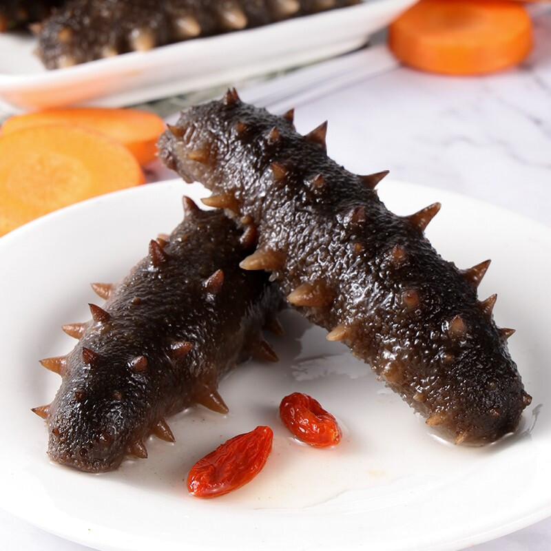裕百年 大连冷冻即食海参 500g 7-12只 辽刺参 海鲜生鲜水产