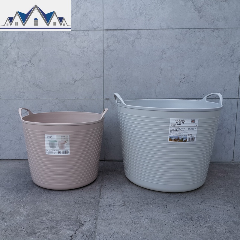 脏衣篮 塑料洗衣篮储物篮收纳篮 玩具收纳桶0040/0041 三维工匠高清大图