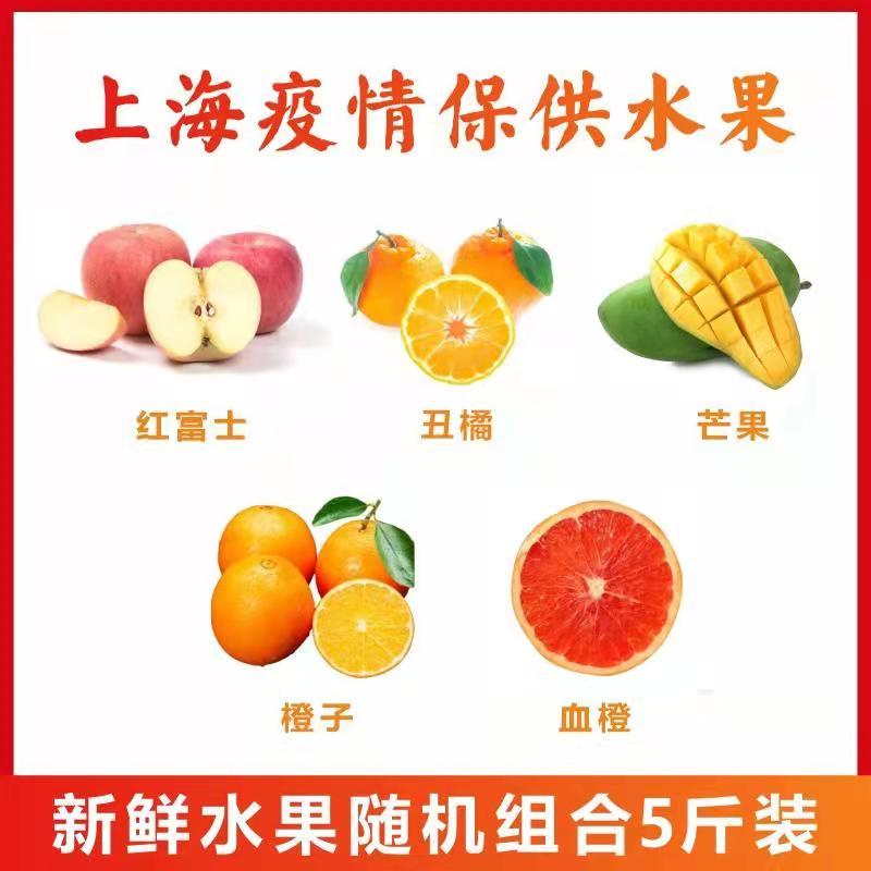 水果5斤套餐---(随机配发的品种就是目前仓库现有的库存: 芒果、 苹果、丑橘、脐橙组合装)团购联系 非请勿拍