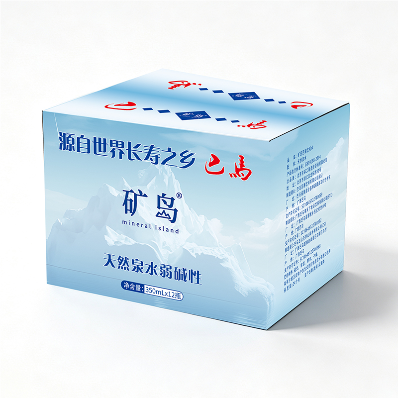 矿岛包装饮用水350ml*12/箱高清大图