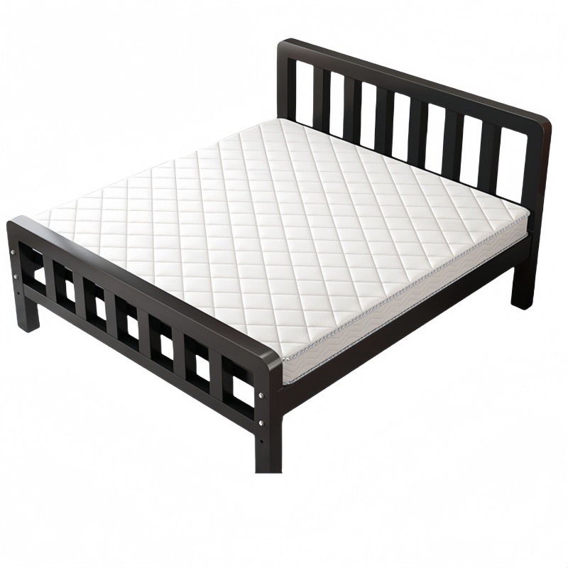 悦兴诚铁艺床1米+10cm床垫套高清大图