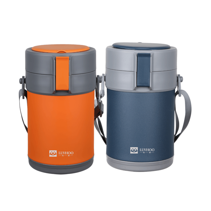 朗赫 米勒保温饭盒-LH-GJ007颜色随机图片
