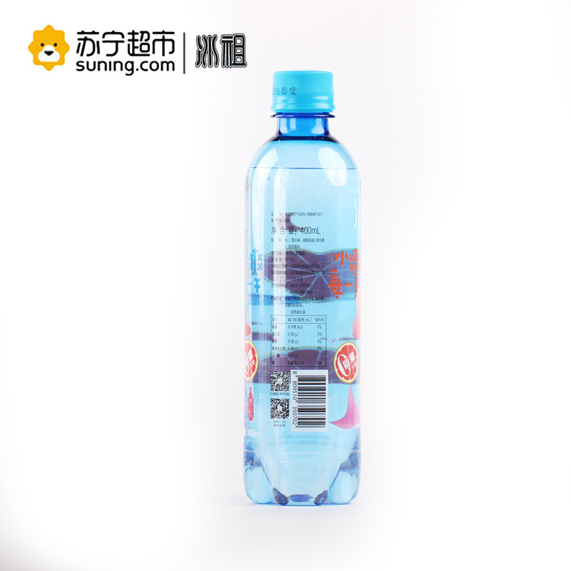 韩国进口 冰祖苏打气泡水(西柚味汽水)400ml*4瓶