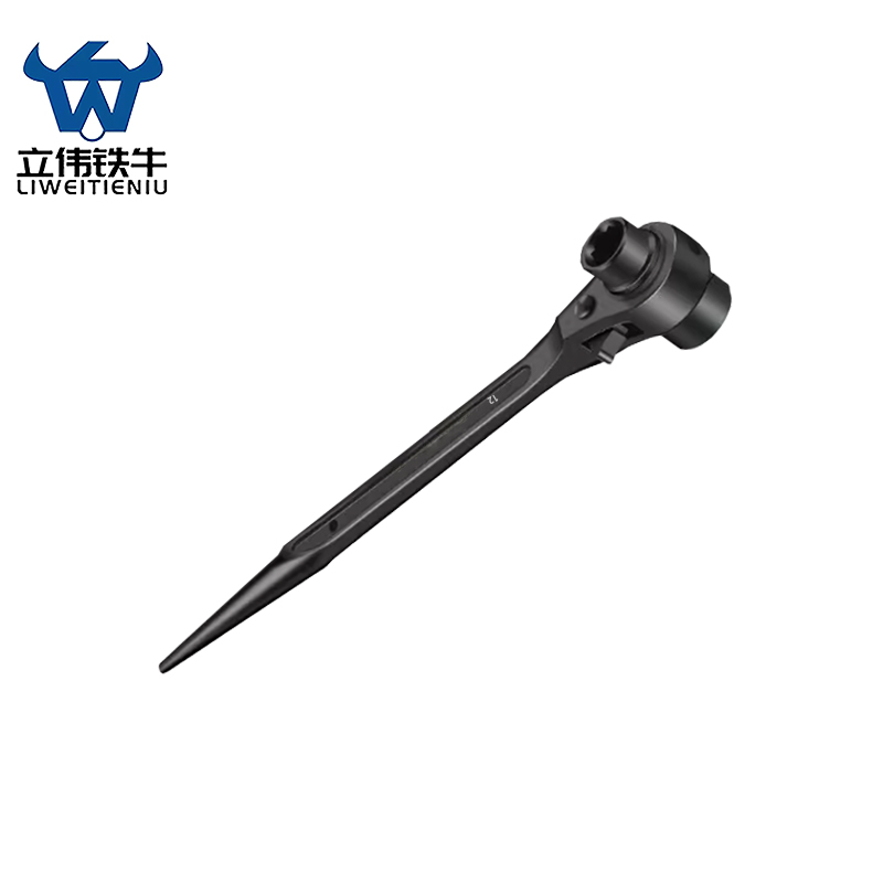 立伟铁牛尖尾棘轮扳手12×14mm/把高清大图