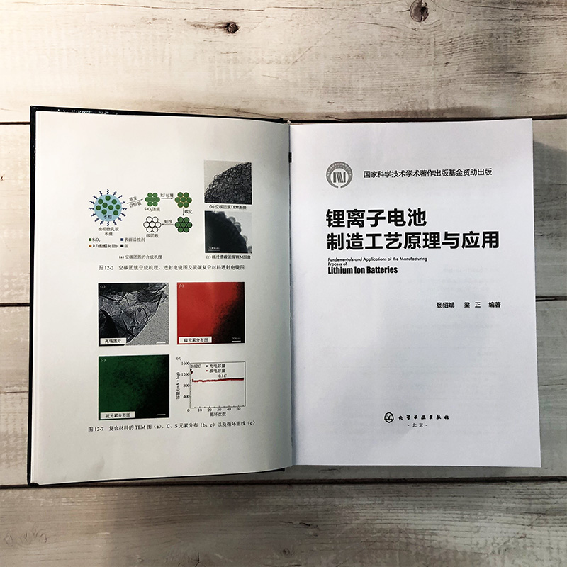 [正版]锂离子电池制造工艺原理与应用 锂离子电池关键技术书籍 离子电池电化学性能设计 制造工序工艺原理制造设备工艺调控高清大图