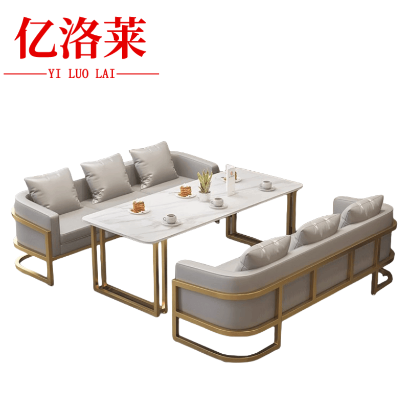 亿洛莱 沙发3+3+茶几 180*64*70cm 套图片