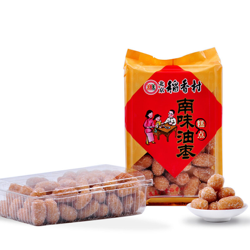 三禾北京稻香村 糕点南味油枣360g*2袋装 北京特产 中华老字号糕点