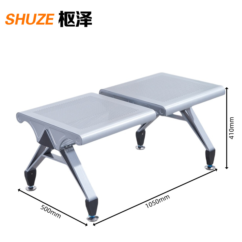 枢泽 不锈钢连排椅 双人位 张高清大图