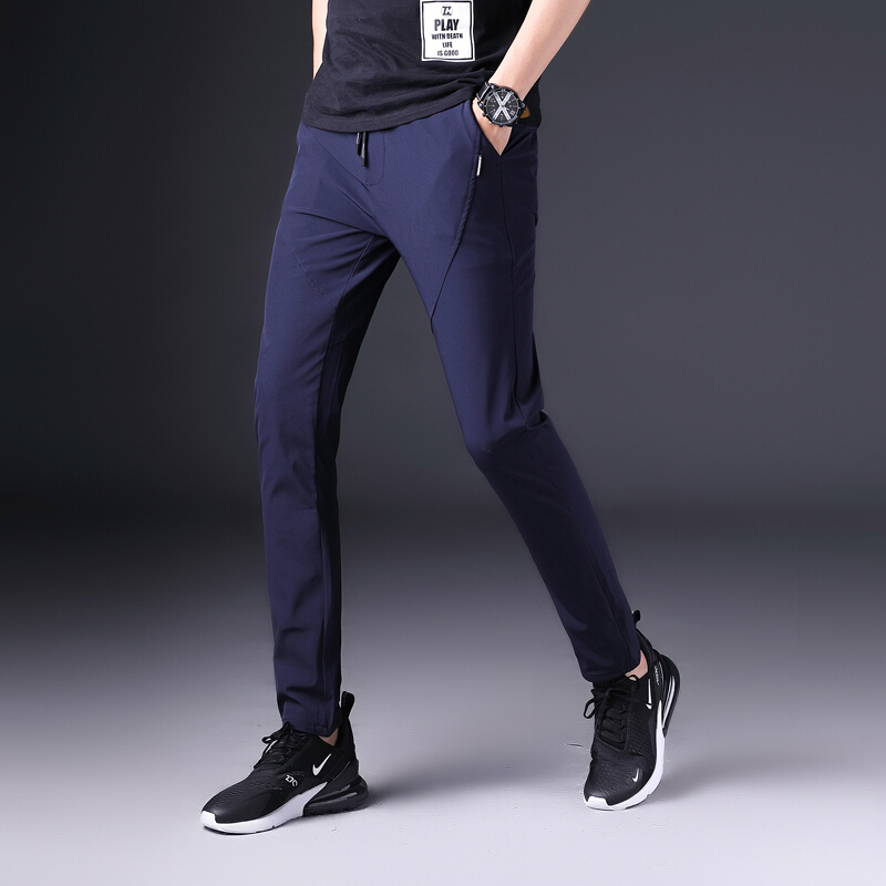 男士休闲裤运动裤宽松韩版潮流小脚休闲男裤夏裤修身裤子男春夏季