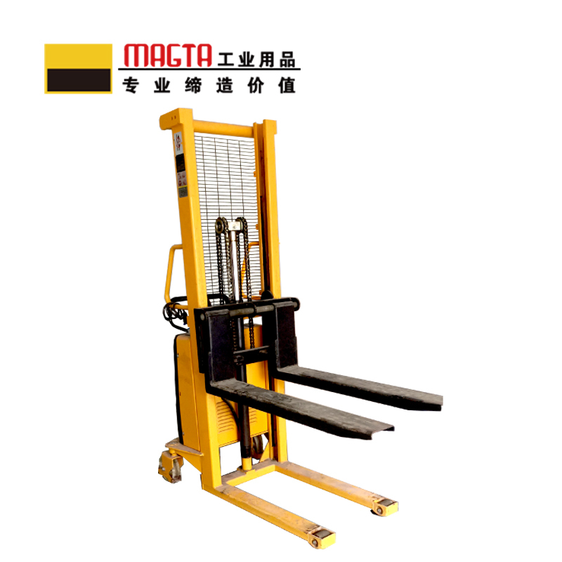 玛吉塔工(MRO MAGTA)半电动堆高车 半电动叉车 半电动堆垛车 托盘堆垛车35056 1000kg 2500mm高清大图