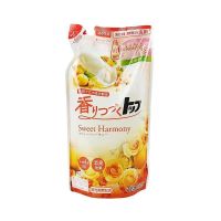 日本狮王TOP新款持久香氛柔顺洗衣液留香抗菌消臭白玫瑰850花果香 橙色花果香袋装720g