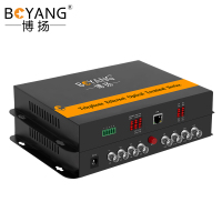 博扬 同轴高清数字视频光端机 8路视频+1路反向数据 兼容大华CVI/雄迈AHD FC接口 1对 8V1D-1080P