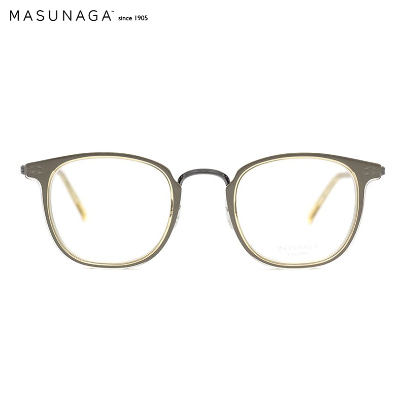 MASUNAGA增永眼镜男女复古手工全框眼镜架配镜近视光学镜架GMS-828高清大图