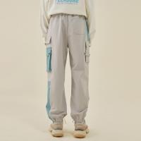 [1件5折价:80]美特斯邦威多袋工装裤女宽松新款冬季休闲拼色潮流束脚长裤女