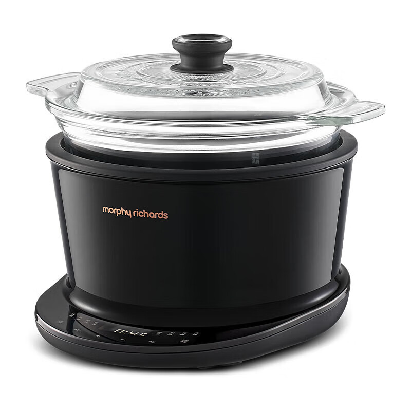 摩飞电器(MORPHY RICHARDS) 电炖锅煲汤锅养生锅家用3.5L可预约定时炖汤电煮锅 MR9082 黑色/台