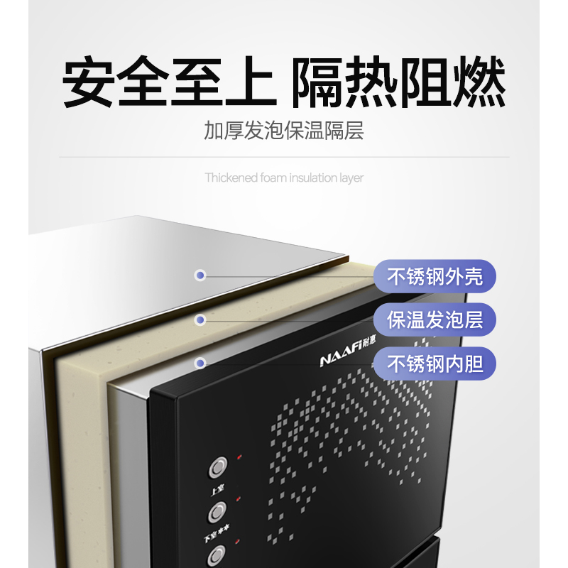 康宝(Canbo)家用立式90L消毒柜高温二星消毒碗柜XDZ90-GM