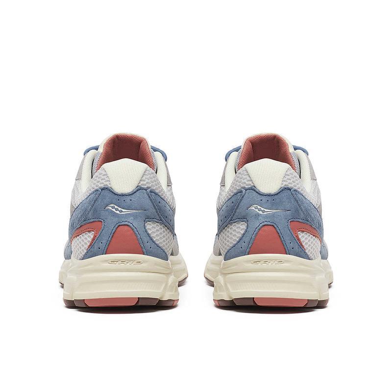 索康尼(SAUCONY)经典复刻潮流运动鞋女鞋麂皮拼接舒适网格科技休