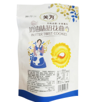 美为奶油味扭花曲奇饼干78g