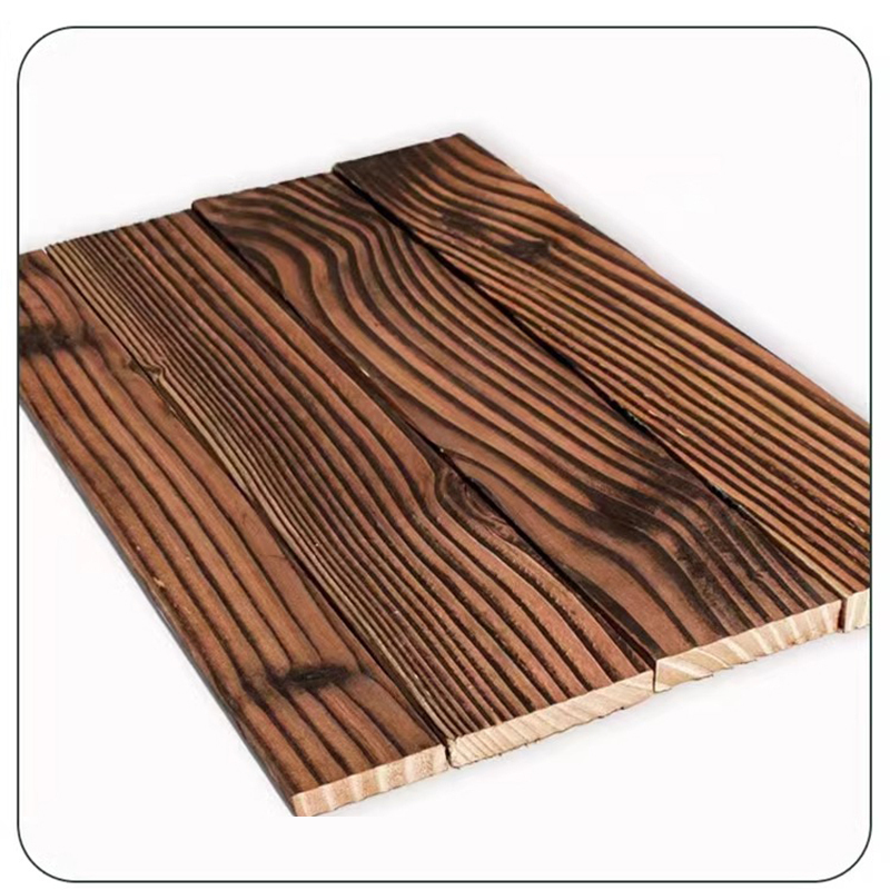 围一 碳化木防腐木条 长400cm*8.5cm*2.6cm 根高清大图