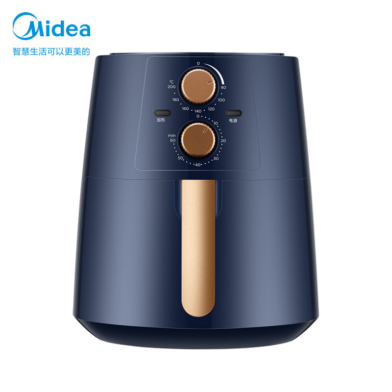 美的(Midea)空气炸锅4.5L大容量家用煎炸锅不粘大功率空气烤箱多功能薯条机电炸锅KZ42E101