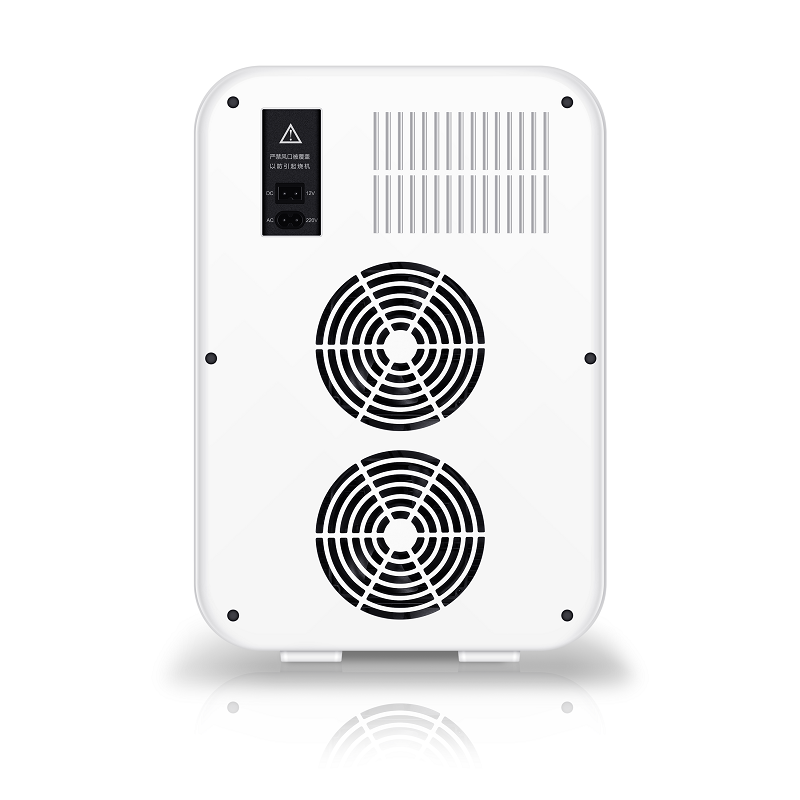 科敏KEMIN20L迷你型小冰箱车载冰箱便携租房学生宿舍制冷加热药品母乳冷藏保温箱 KM20L-双核数显版(灰色)