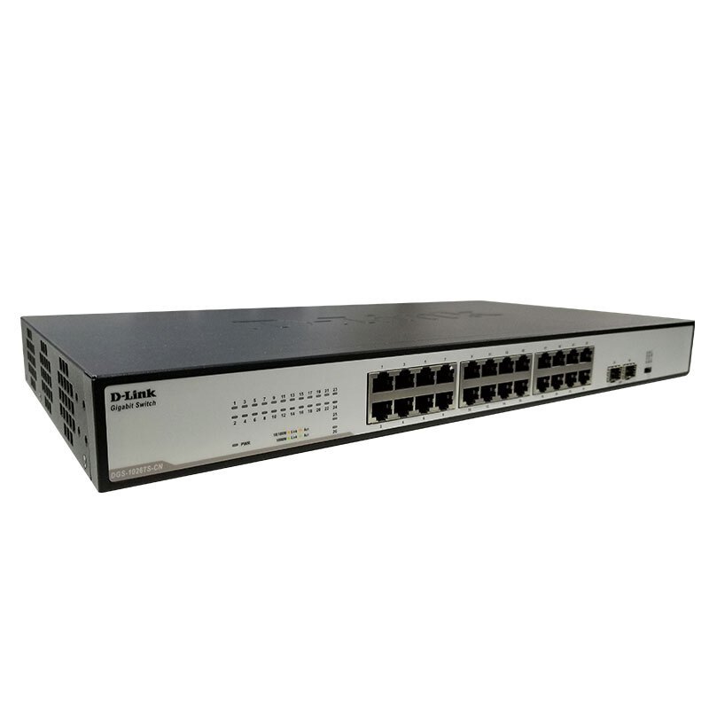 友讯（D-Link）dlink DGS-1026TS-CN 26口千兆铁壳交换机 单位：台