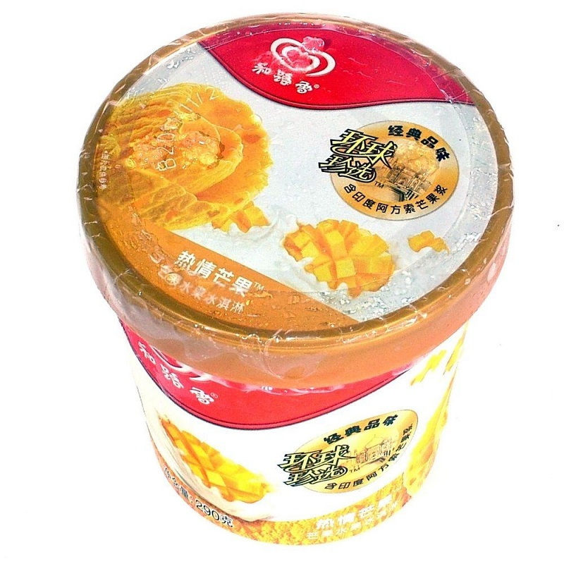 和路雪微笑泰国风情芒果椰汁口味冰淇淋93g