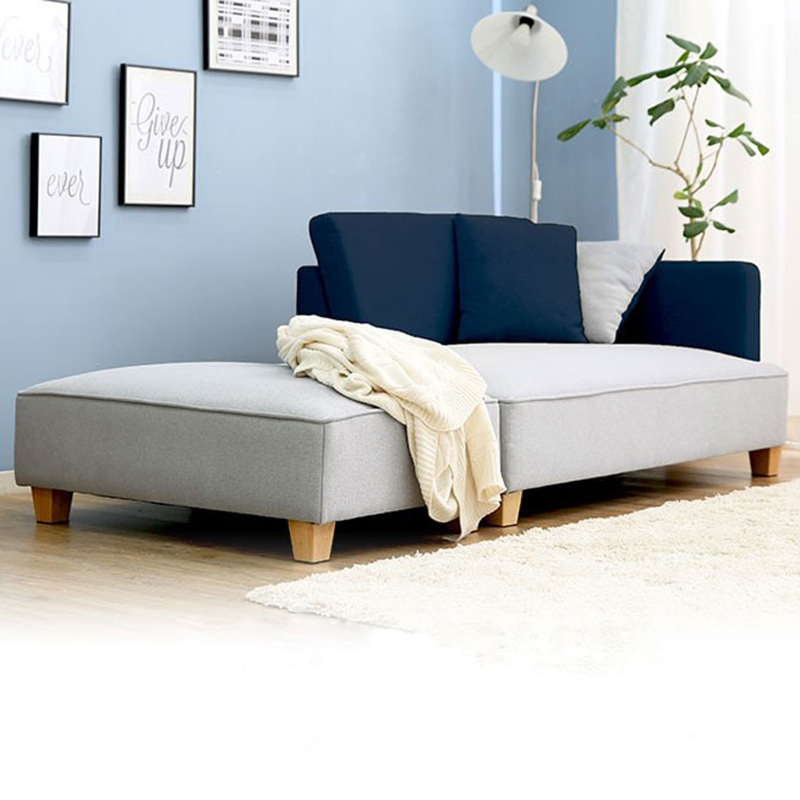 房间躺椅沙发小户型经济型阿斯卡利贵妃沙发简约两人双人位现代布艺