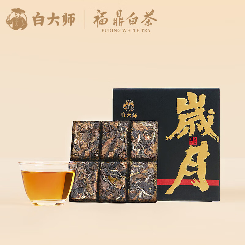 白大师 大师风范·岁月2011年寿眉小方片 福鼎白茶寿眉小方片 30g高清大图