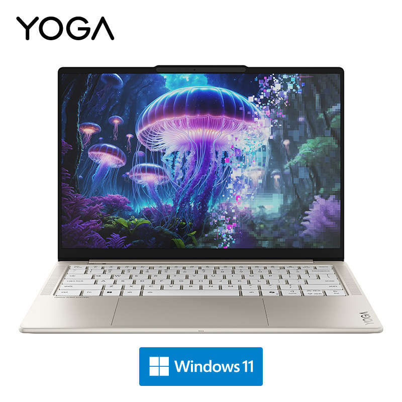 联想(Lenovo)YOGA Air14 Aura AI元启版 14英寸轻薄触控手写笔记本电脑(Ultra5-228V 32G 1TSSD 集显 Win11)浅海贝 官方标配高清大图