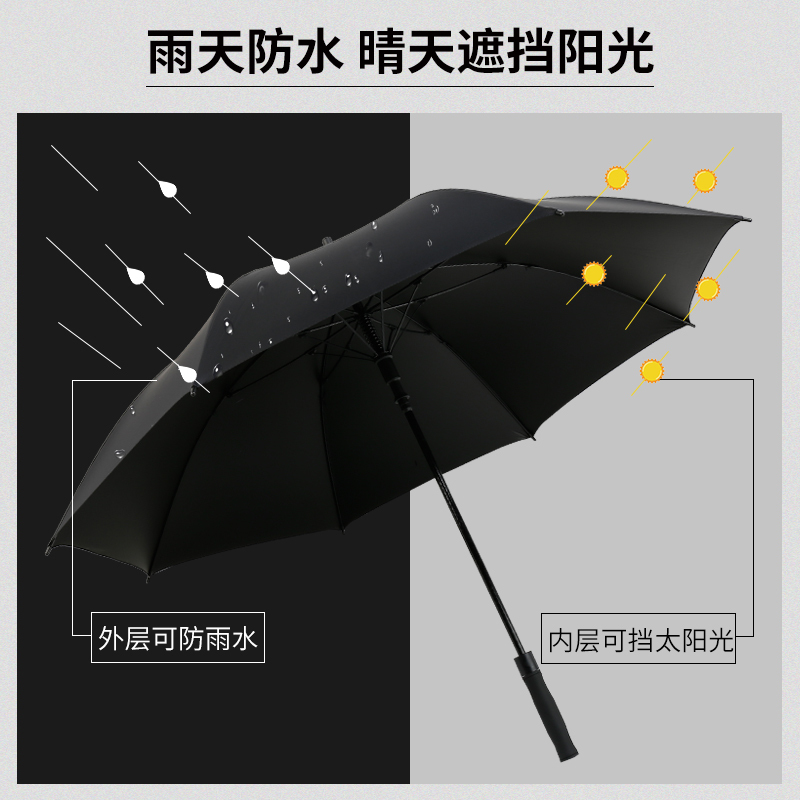 定制雨伞logo广告伞厂家长柄高尔夫大号批发晴雨遮阳广告礼品雨伞